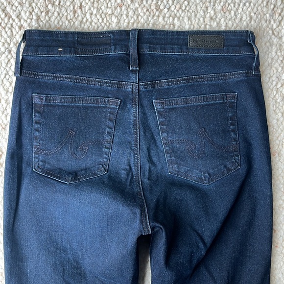 Adriano Goldschmied AG Farrah Crop Boot Mid Rise Japanese Denim Dark Wash 29 - Picture 6 of 8